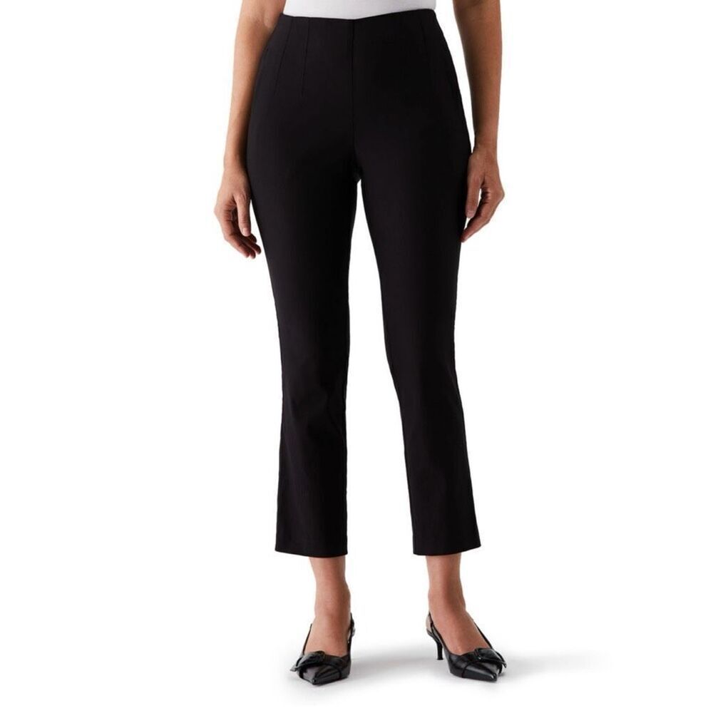 Rafaella Women’s Stretch Ankle Pants Size 18 Black